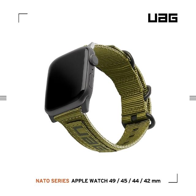 【UAG】Apple Watch 42/44mm Nato錶帶-綠(UAG)
