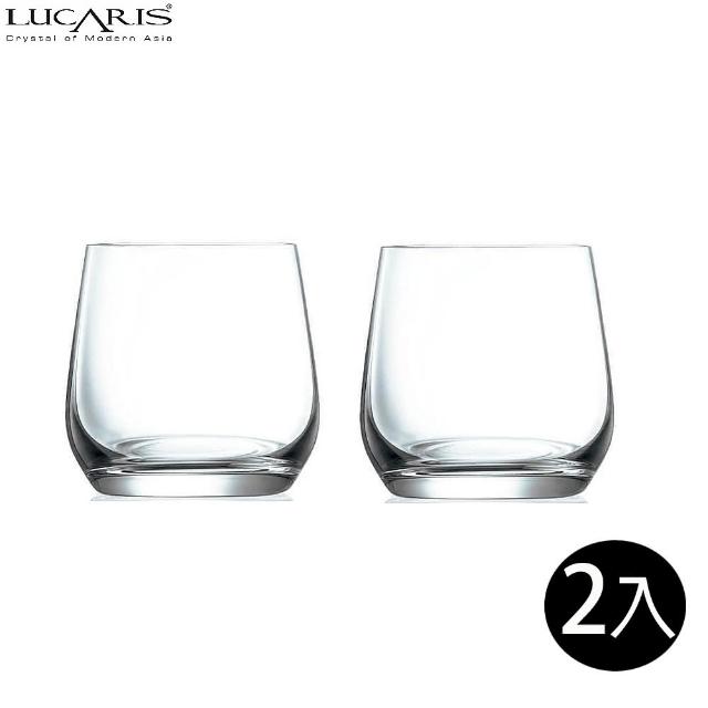 【LUCARIS】香港系列無鉛水晶威士忌杯370ml/2入禮盒組 LT04DR13-2(威士忌杯)