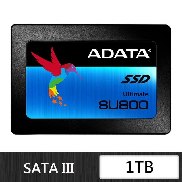 【ADATA 威剛】Ultimate SU800_1TB SATA TLC 固態硬碟/5年保固(讀：560M/寫：520M)