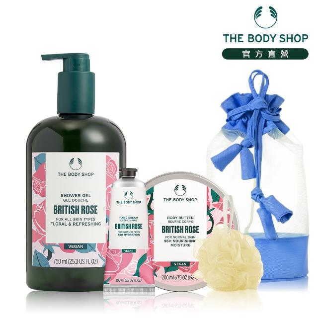 【THE BODY SHOP 美體小舖】辣木籽純粹美肌沐浴組(辣木籽沐浴膠750ML+250ML)