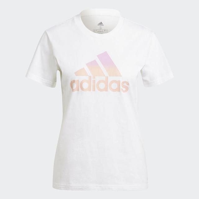 adidas 愛迪達【adidas 愛迪達】上衣 女款 短袖上衣 運動 健身 W SP TEE 白 GV1301