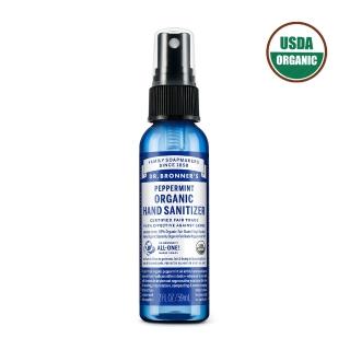 【Dr.Bronner’s 布朗博士】薄荷噴霧乾洗手(2oz/59ml)