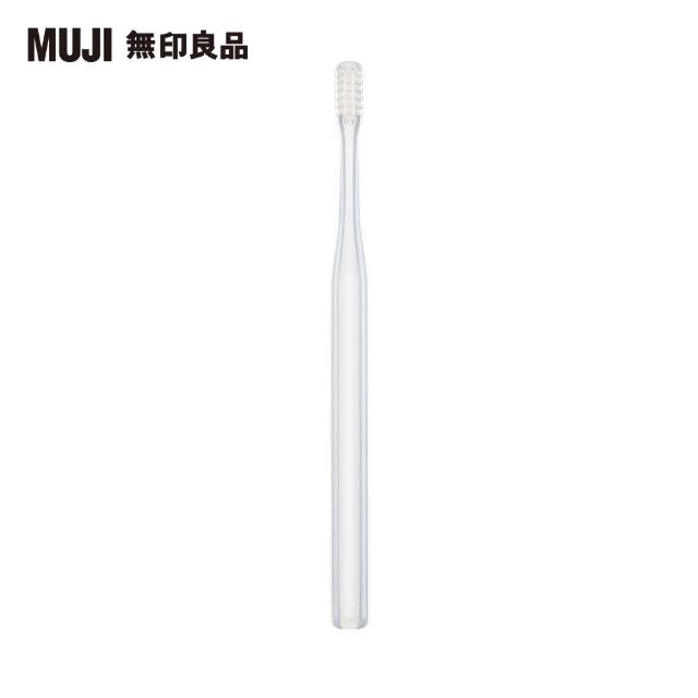 【MUJI 無印良品】聚丙烯牙刷/極細毛/白.全長約172mm