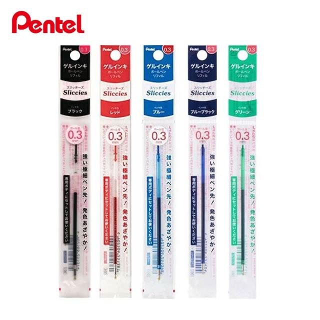 【Pentel 飛龍】i+0.3多色筆專用筆芯(5色1包)