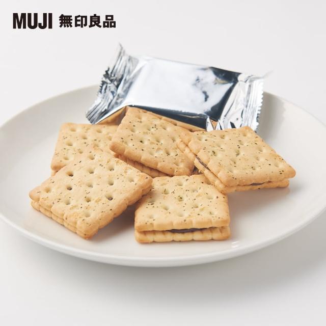 【MUJI 無印良品】奶油風味夾心餅乾/可可.2入x6袋