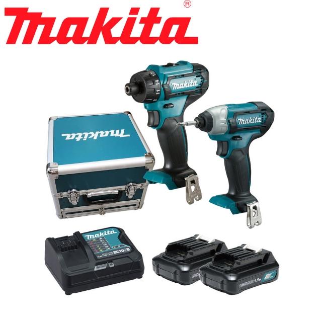 MAKITA 牧田【MAKITA 牧田】12V鋰電雙機組-起子機＋起子電鑽(CLX223SX1)
