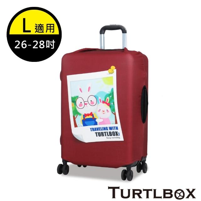 【TURTLBOX 特托堡斯】防塵套 行李箱 托運套 耐磨 防刮 託運套 L號(設計師款 任選)
