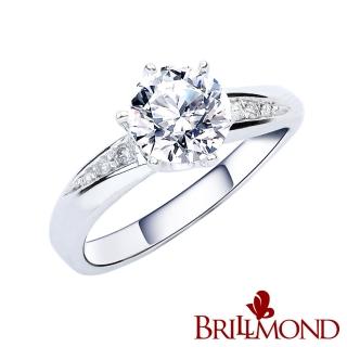 【BRILLMOND JEWELRY】傳世經典GIA 1克拉鑽戒(三款選 八心八箭　18K白金台)