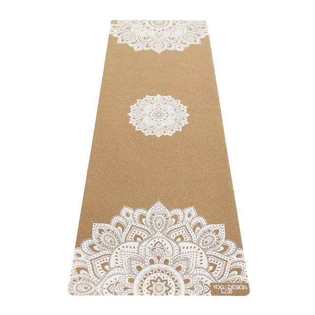 【Yoga Design Lab】Cork Mat 軟木瑜珈墊 3.5mm – Mandala White(軟木瑜珈墊)