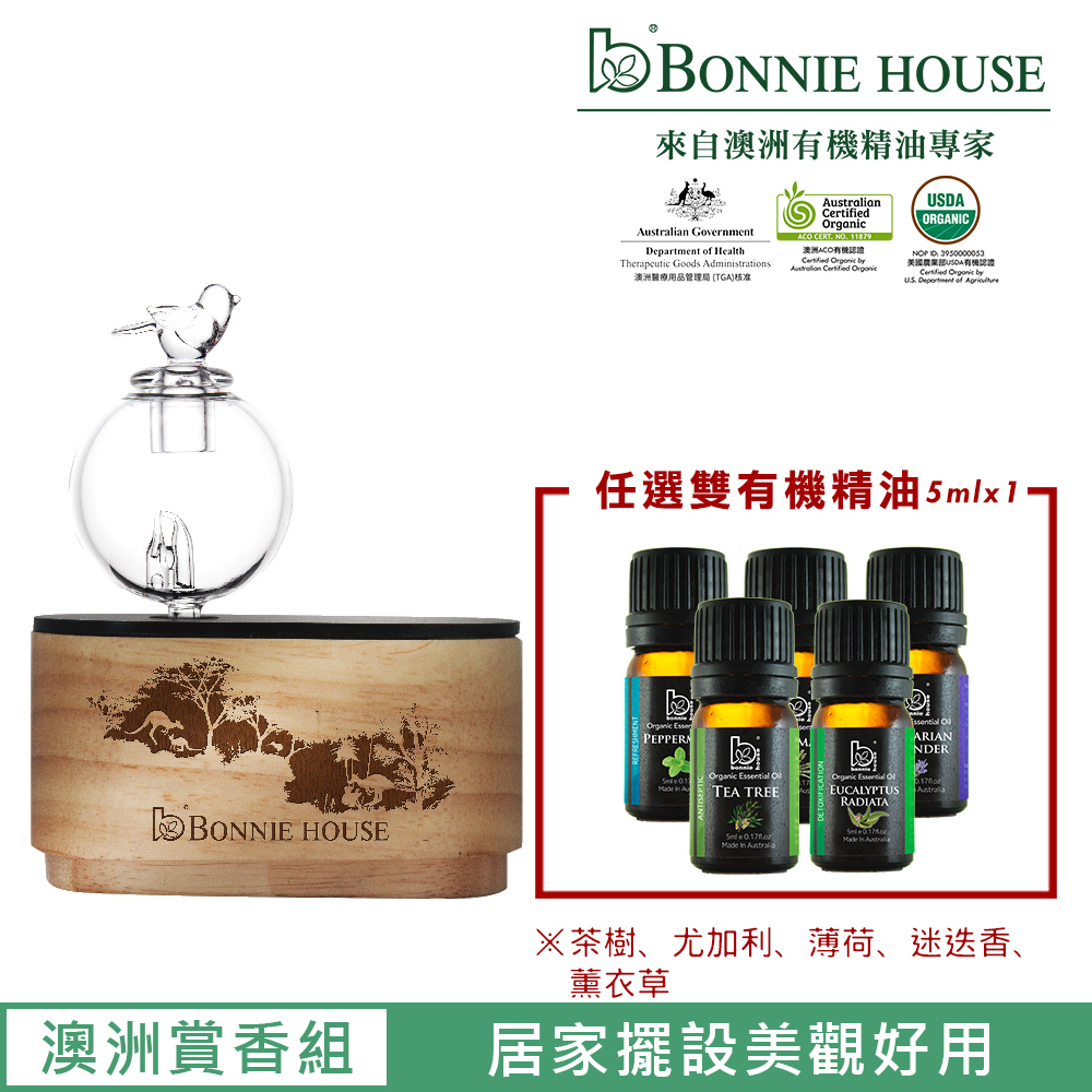 Bonnie House 植享家 智慧觸控手工琉璃賞香儀 原民圖騰款 雙有機精油5ml多款任選一入 Momo購物網