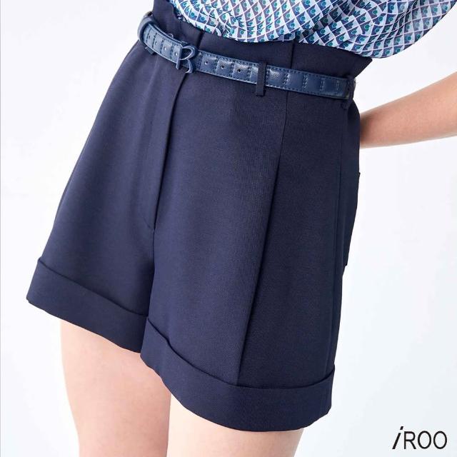 iROO【iROO】摺飾短褲
