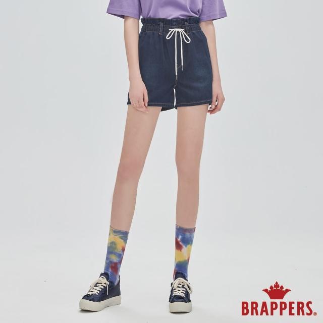 BRAPPERS【BRAPPERS】女款 Boy friend系列-高腰全棉短褲(深藍)