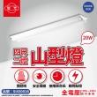【旭光】LED T8 20W 6000K 白光 4尺 2燈 雙管 全電壓 山型燈 _ SI430016