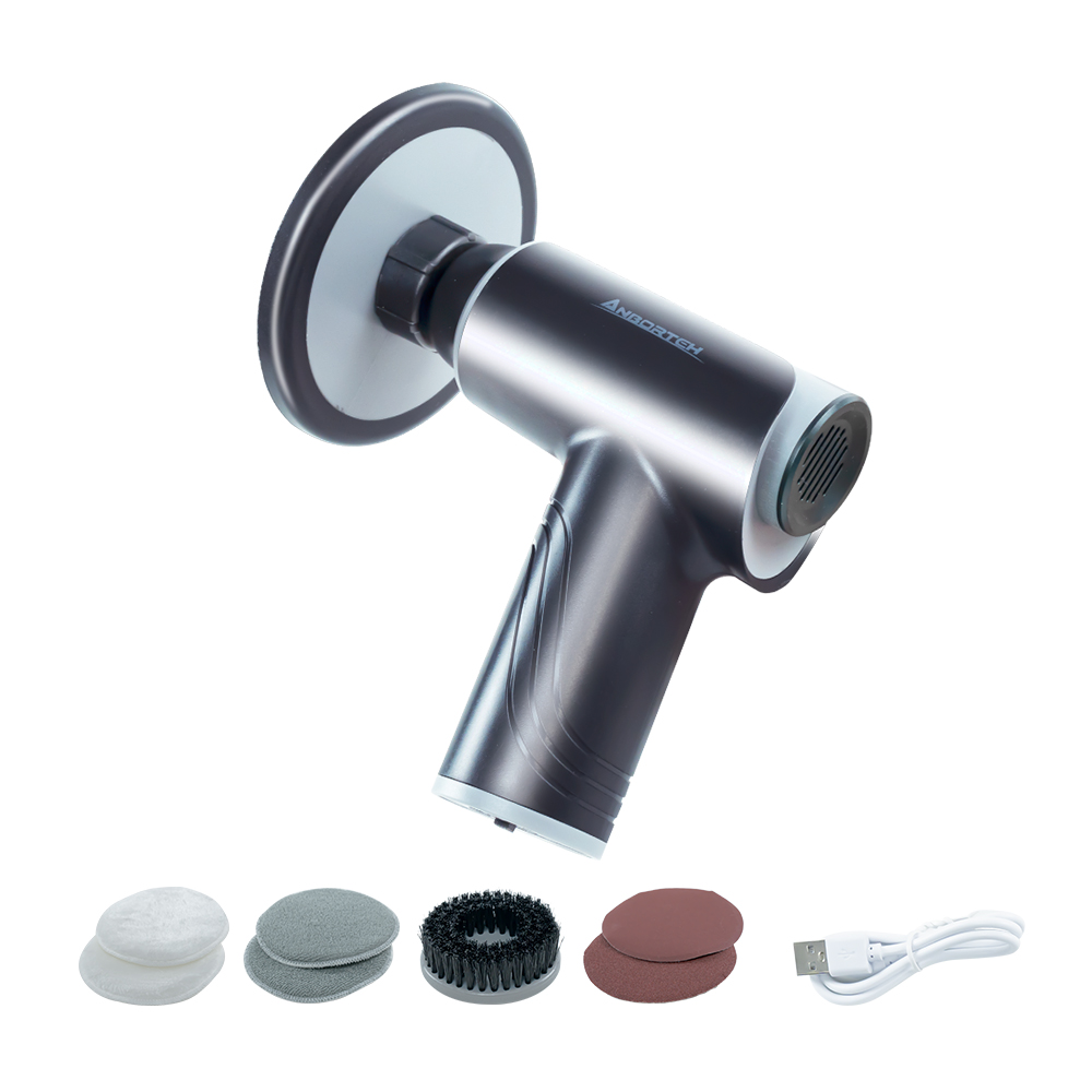 【ANBORTEH 安伯特】買就送洗車水槍 卡暴力 無線拋光打蠟機(自助洗車 汽車美容 拋光機 汽車打蠟機)