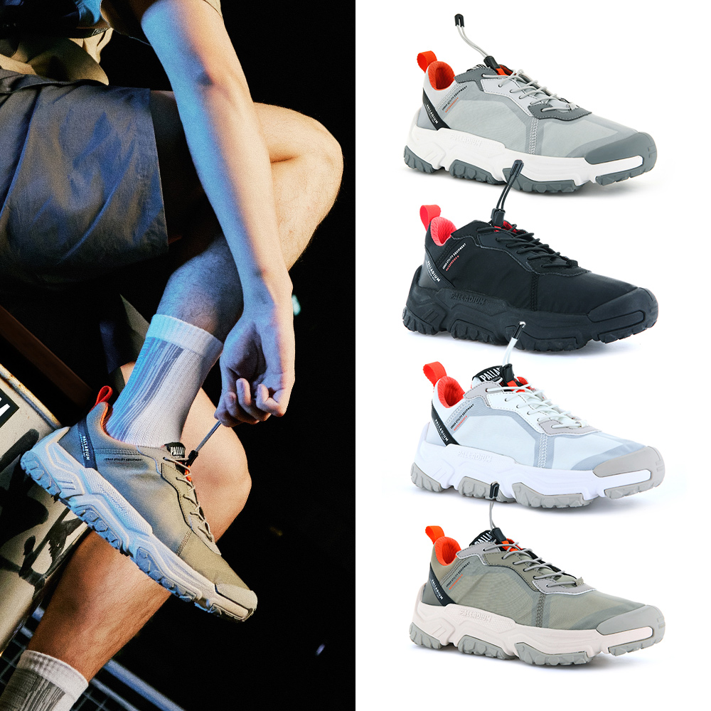 【Palladium】OFF-GRID LO WP+快穿輪胎橘標防水靴-中性-四色任選