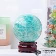 【蜜光珠寶】($2899-T)碧藍天河石水晶球(約58-62mm)