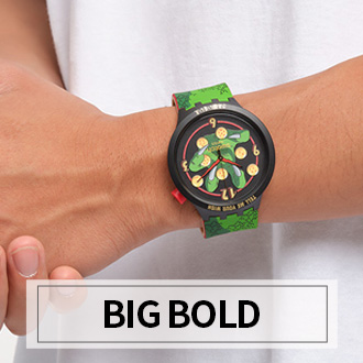 【SWATCH】精選 BIG BOLD系列手錶(47mm、34mm)