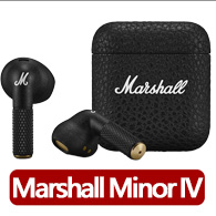 【Marshall】Minor IV 真無線藍芽耳機 第四代(經典黑)