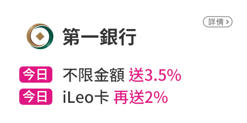 銀行優惠