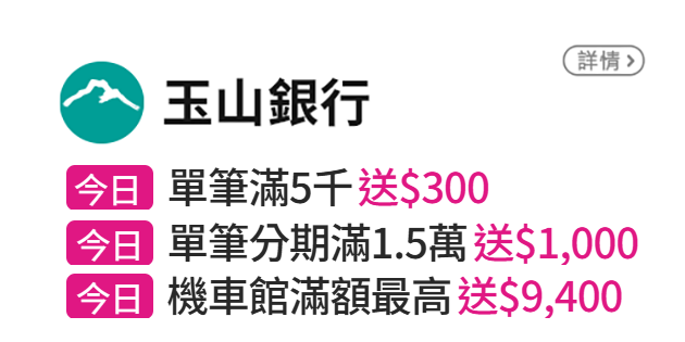 信用卡優惠