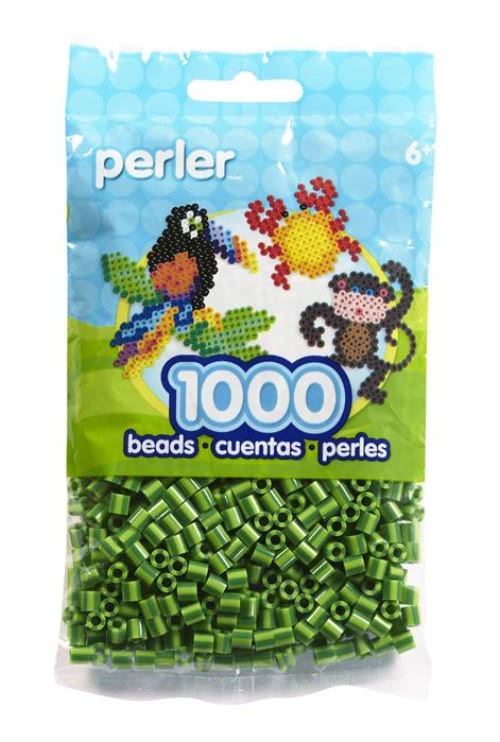 【Perler 拼拼豆豆】1000顆單色補充包-113黃瓜條紋(特殊色)