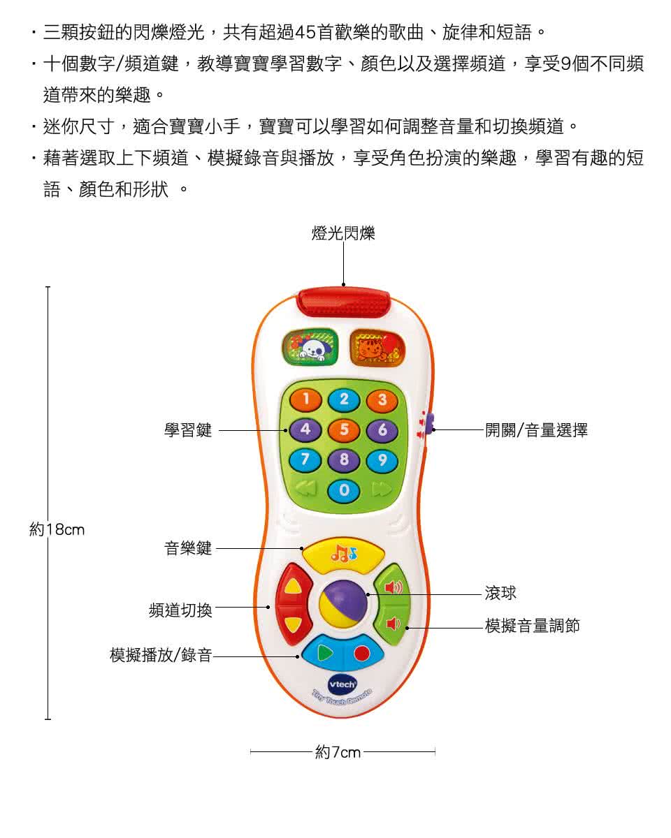 ,藉著選取上下頻道、模擬錄音與播放,享受角色扮演的樂趣,學習有趣的短
