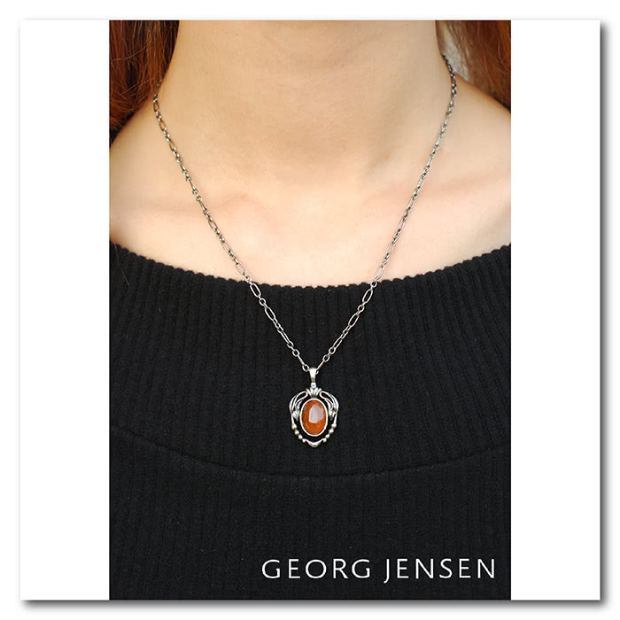 【Georg Jensen】2014年度煙水晶項鍊