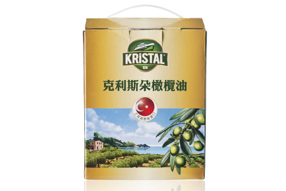 【KRISTAL】純天然頂級第一道初榨冷壓橄欖油(2瓶一組 黃金錫瓶裝 禮盒裝)