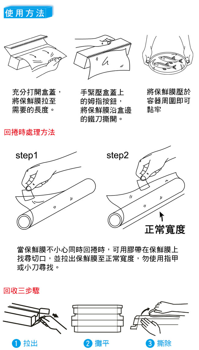 【楓康】PE保鮮膜 30cmX65m