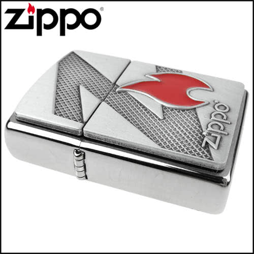 【ZIPPO】美系-Z Flame-ZIPPO火焰圖案貼飾打火機
