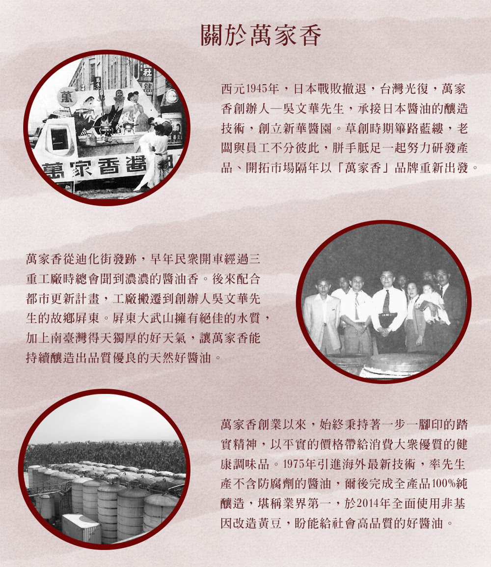 西元1945年,日本戰敗撤退,台灣光復,萬家