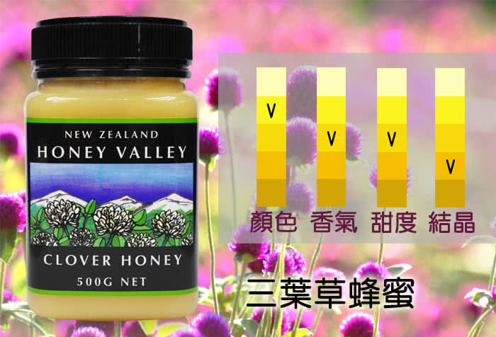 【紐西蘭恩賜】三葉草蜂蜜500公克(2瓶組)