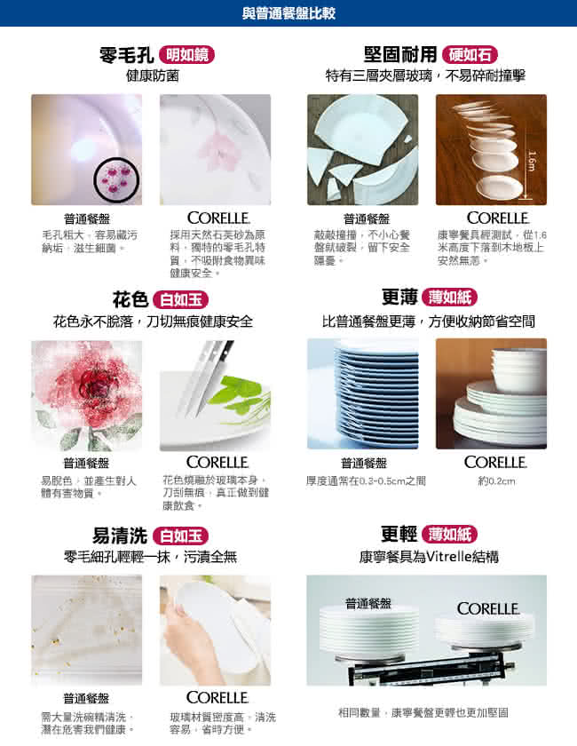 【CORELLE】康寧古典藍6件式餐盤組(604)