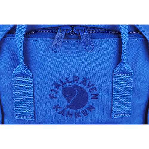 【Fjallraven】瑞典北極狐Re-Kanken-Mini方型空肯包/拉鍊後背包(迷你/聯合藍)