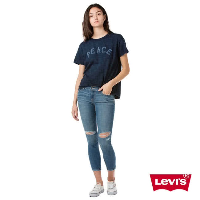 【Levis】711 中腰緊身七分褲 / COOL JEANS / 中彈力布料