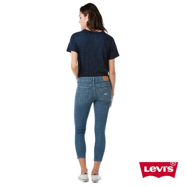 【Levis】711 中腰緊身七分褲 / COOL JEANS / 中彈力布料