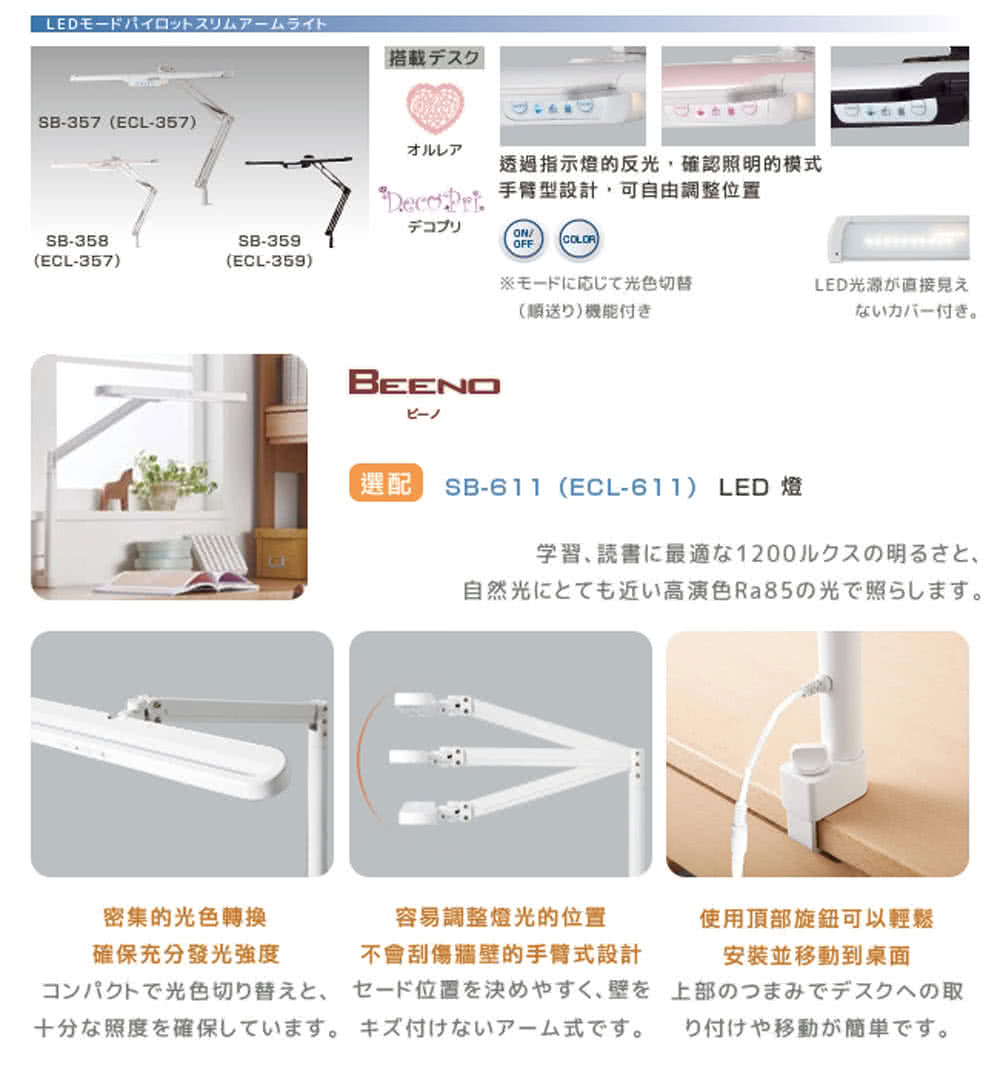 ecet 手籍型設計,可自由調整位置