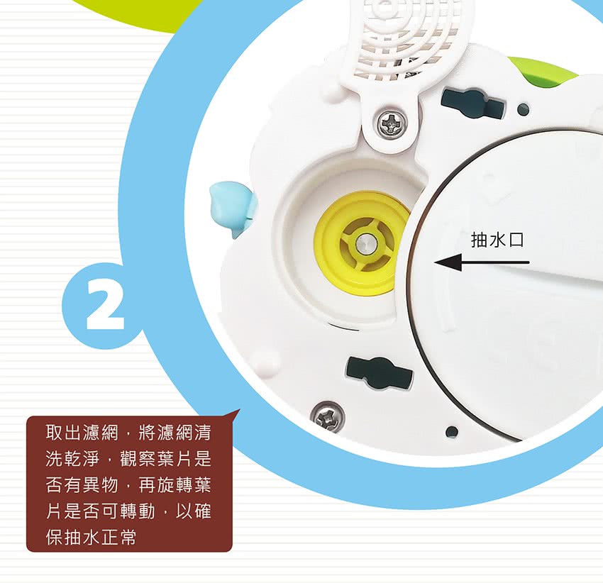取出濾網,將濾網清