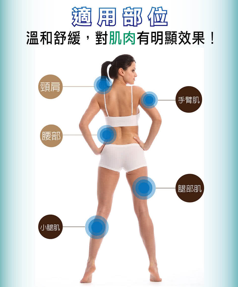 溫和舒緩,對肌肉有明顯效果