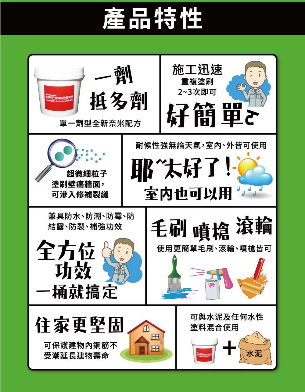 Supergelly 速補利 壁癌防霉防水室內室外裝修塗料3公斤 修繕diy 清潔工具地板牆壁壁紙壁貼收納 Momo購物網 Supergelly 速補利 壁癌防霉防水室內室外裝修塗料3公斤 修繕diy 清潔工具地板牆壁壁紙壁貼收納 Momo購物網