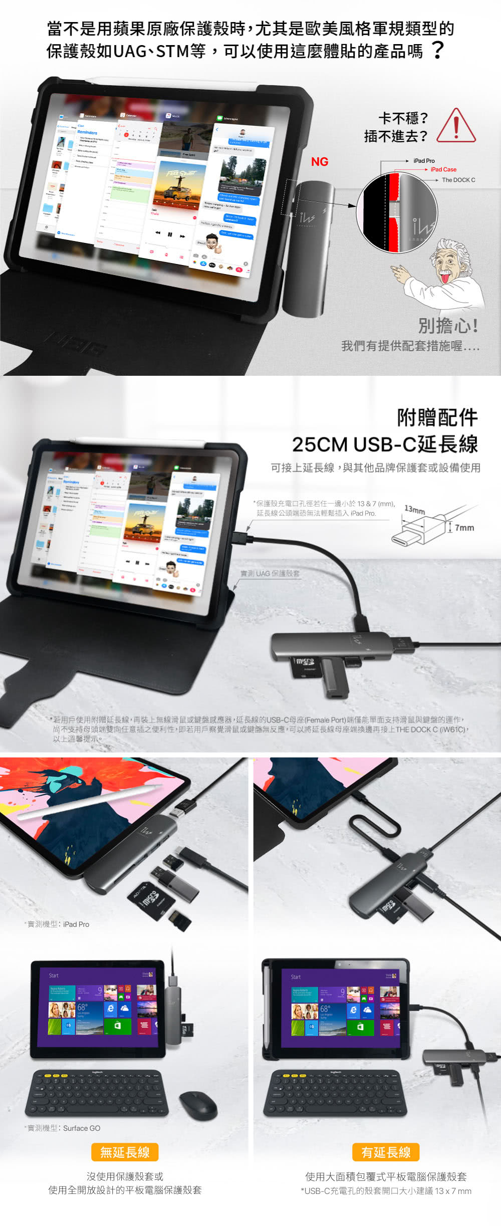 Innowatt Dock C 多功能充電傳輸集線器iw61c For Ipad Pro Mac 為new Ipad Pro而生的6合1轉接器 Momo購物網