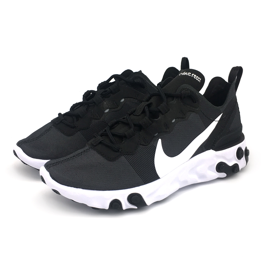 nike react element 55 black and white