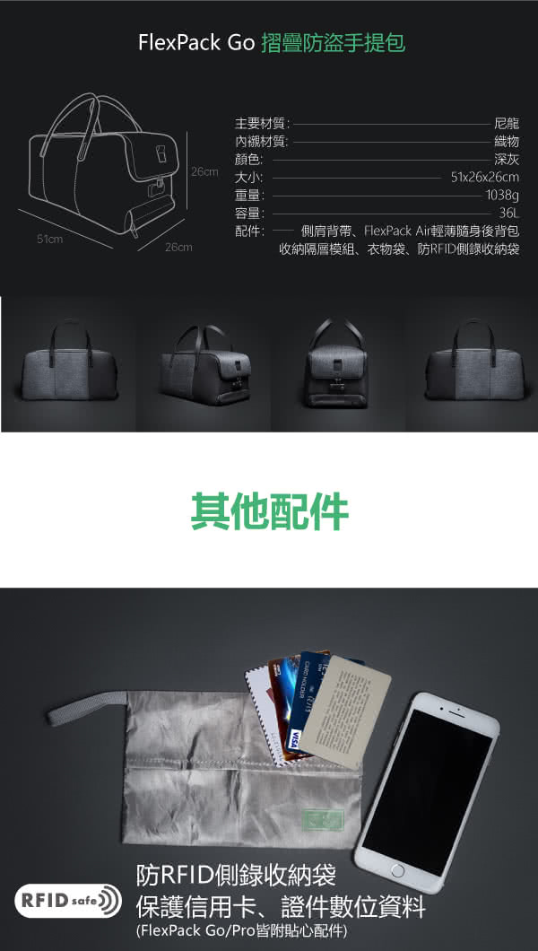 korin design flexpack go