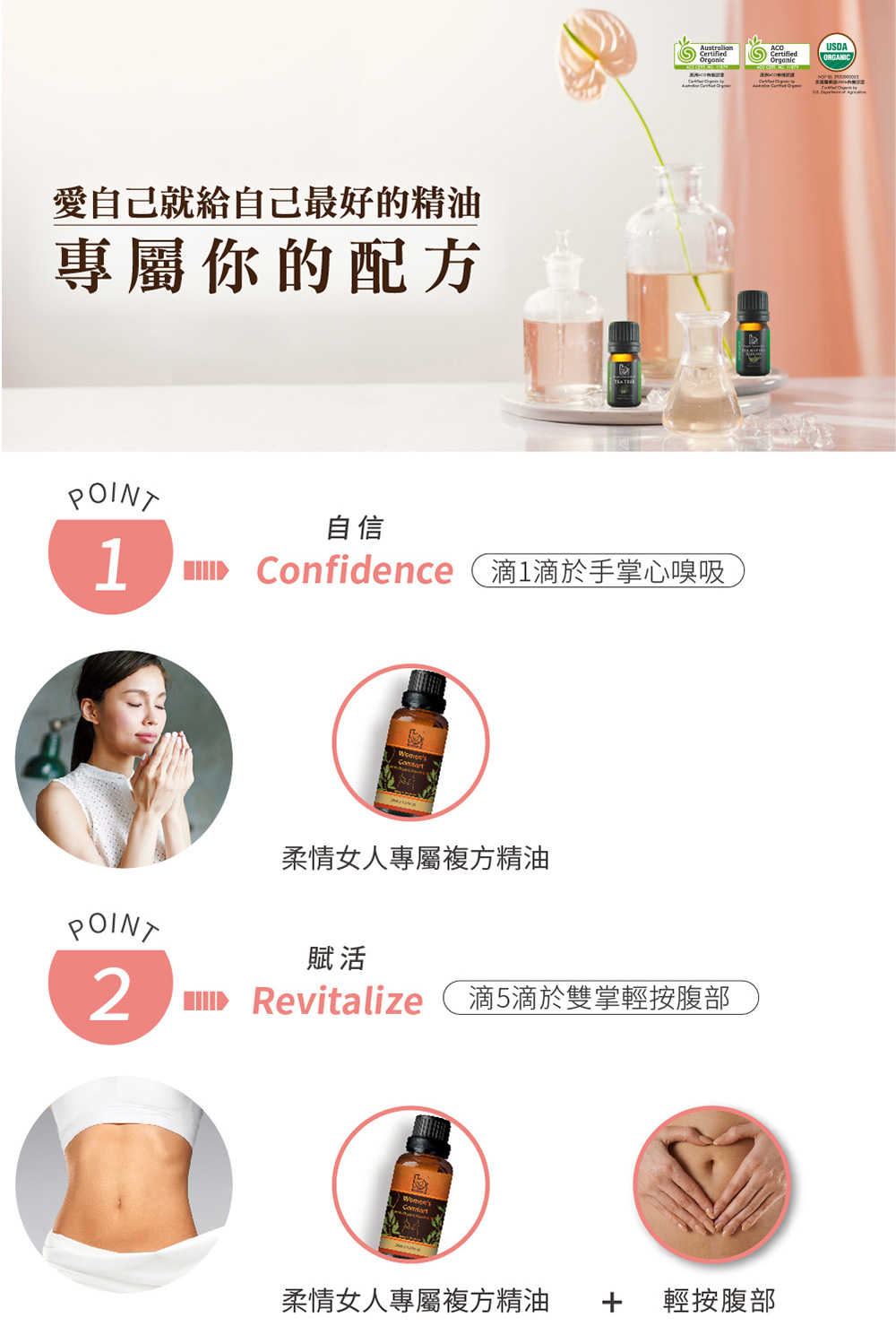 ID Confidence滴1滴於手掌心嗅吸