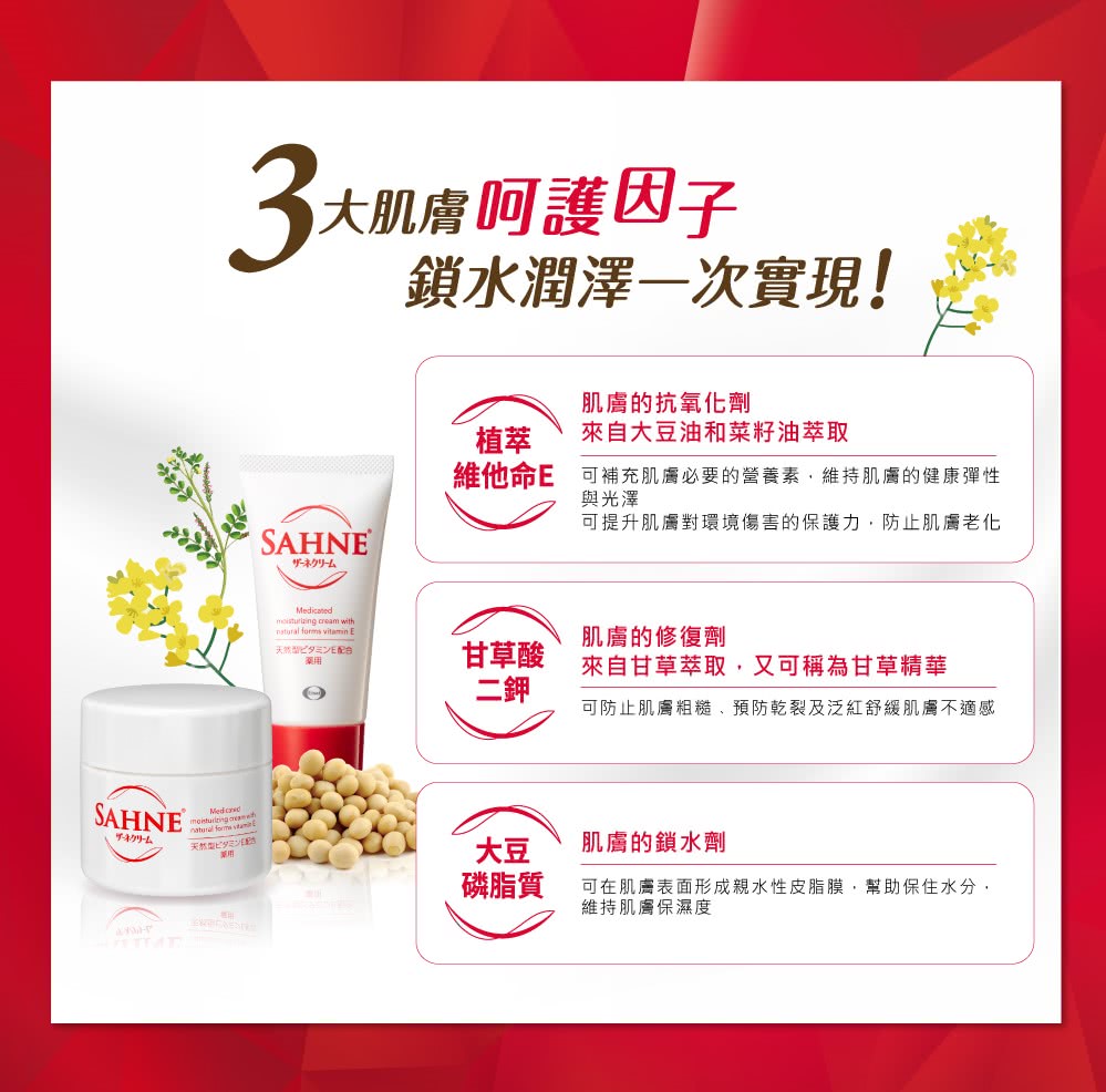 維他命E 可補充肌膚必要的營養素 ,維持肌膚的健康彈性