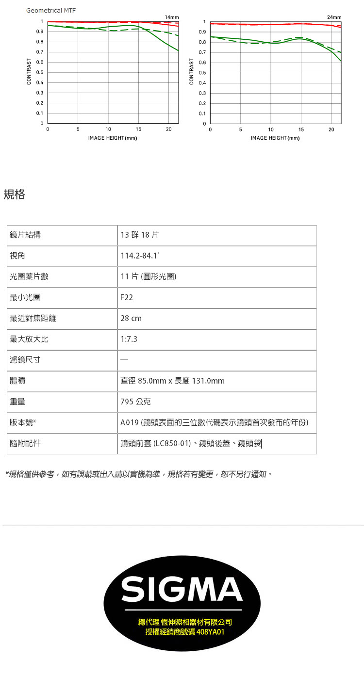 SIGMA適馬 14-24mm F/2.8 DG DN - 詳情6