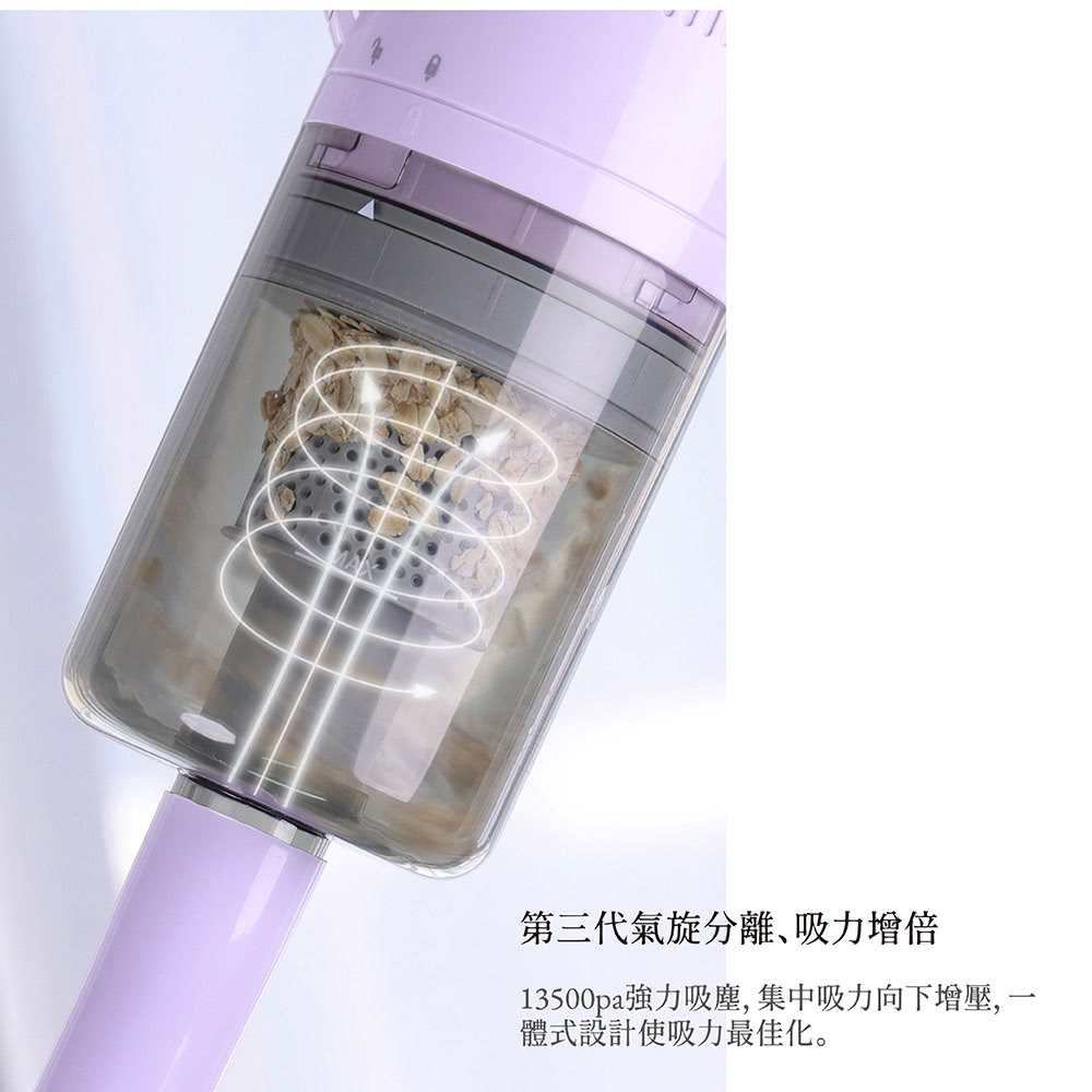 ç¬¬ä¸ä»£æ°£æåé¢å¸åå¢å 13500paå¼·åå¸å¡µ, éä¸­å¸ååä¸å¢å£, ä¸ é«å¼è¨­è¨ä½¿å¸åæä½³åã 