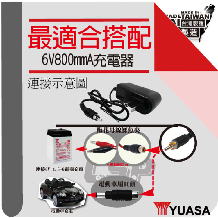 乗用玩具 NP4-6 SN4-6 長寿命 保証書付き に互換 YUASA サイクルバッテリー ユアサ PE6V4.5 WP4-6