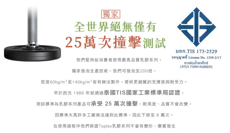 密度60kgm至140kgm皆有辦法製作,提供更細膩的支撐度與耐受力。