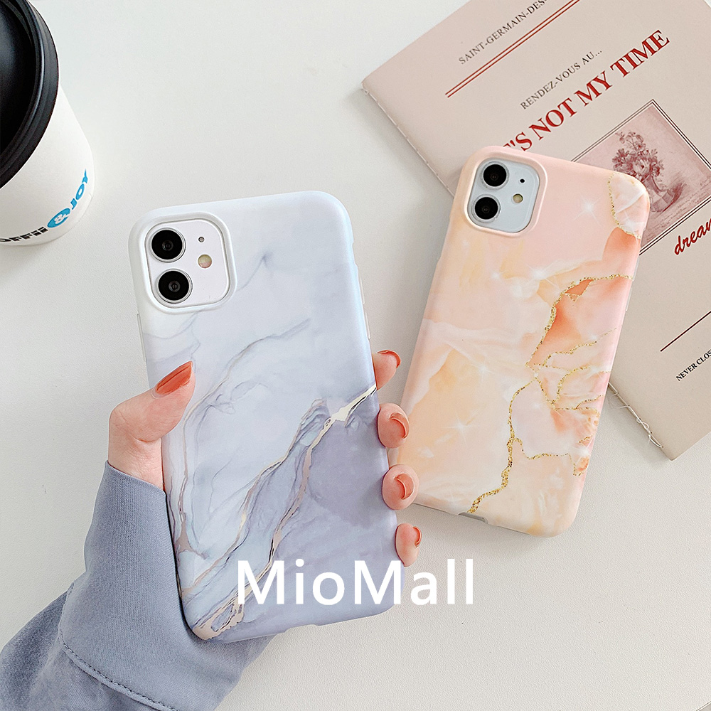 Miomall 米歐廣場 Iphone12 Mini 12 Pro 12 Promax手機殼 歐風時尚大理石風格 布魯塞爾紫霧灰 Momo購物網